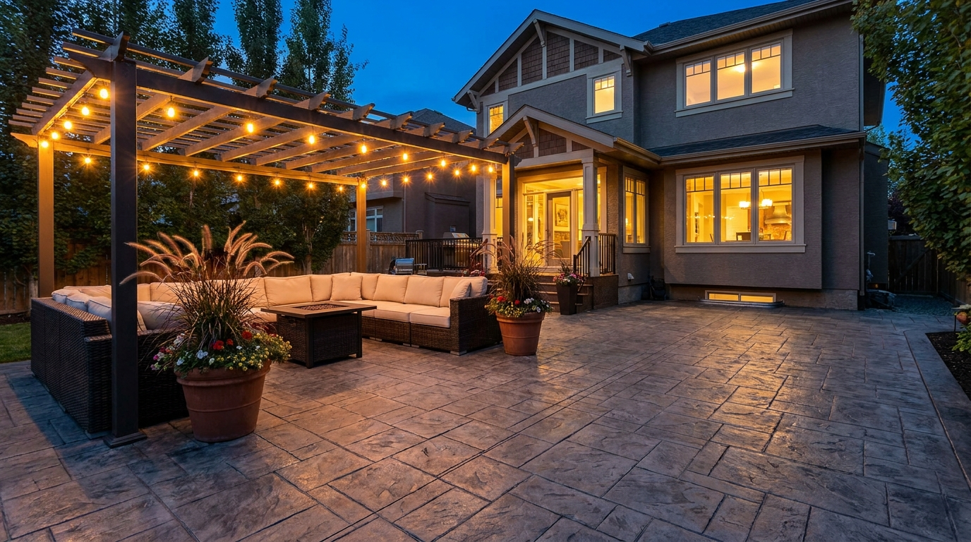 Patios & Outdoor Slabs in Calgary by Rosko Concrete